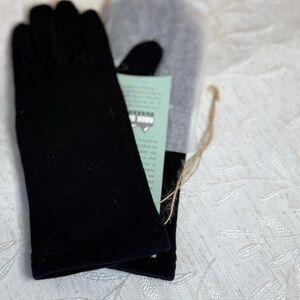 Sahalie Finger Fuzz. Black Women's Winter Fleece Gloves. Gripping, One‎ size.